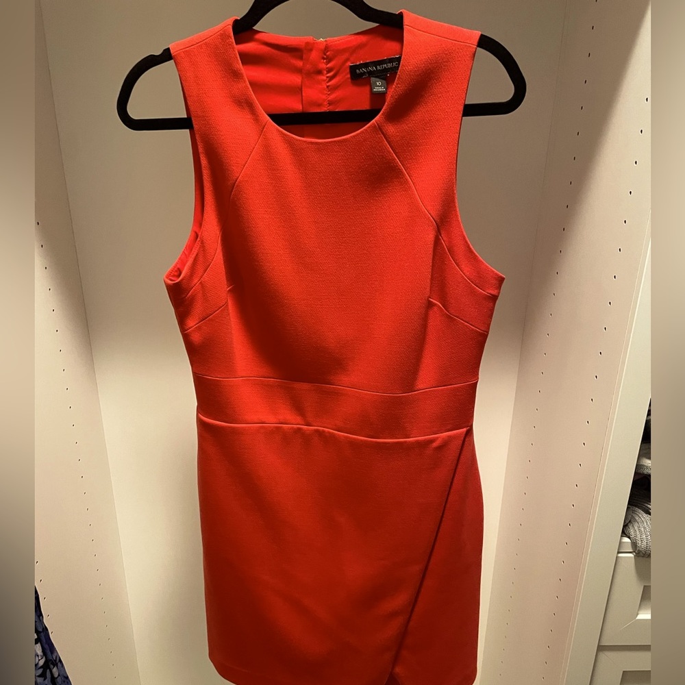 Work dress, red